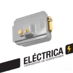 Cantol Chapa eléctrica cerradura de sobreponer con/sin botón