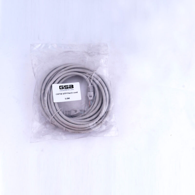 GSB Cable UTP Cat 5 Patch Cord 5.00 M
