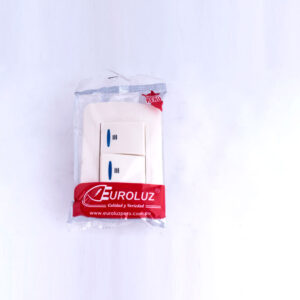 Interruptor Doble Euroluz