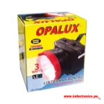 Opalux linterna frontal 3W recargable 220v