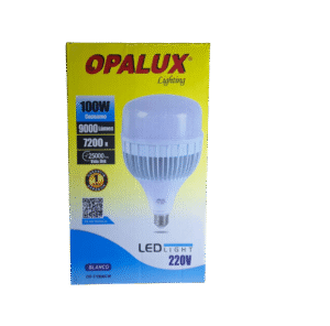 Opalux foco botella 100W blanco