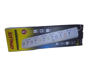 Opalux supresor de picos 6 salidas con switch individual