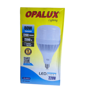 Opalux foco botella 80W blanco