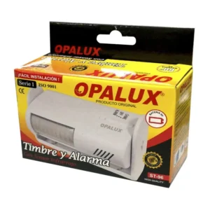 Opalux timbre y alarma con sensor infrarojo