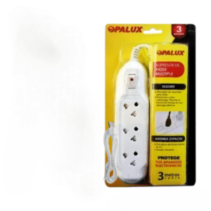 Opalux supresor de picos 3 salidas x 3 metros