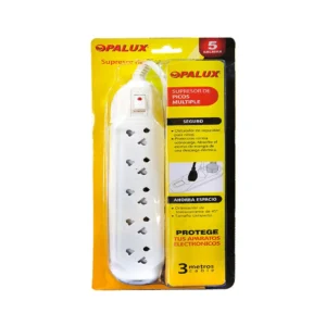 Opalux supresor de picos 5 salidas x 3 metros