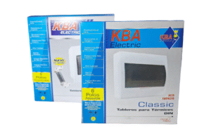 KBA Tablero para térmico 8 POLOS Adosable/Empotrable