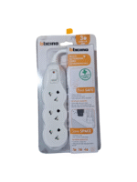 Bticino supresor 3 tomas más tierra/ 3 metros