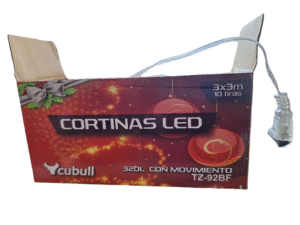 Luces navideñas cataratas CUBULL 3x3x 10 tiras