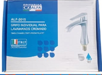 Alfa 2015 grifo agua fria cromado mediano