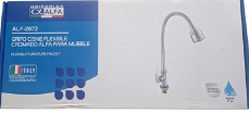 Alfa 2072 Grifo cisne flexible agua fría p/mueble