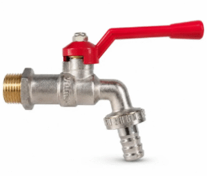 Nacional caño para jardin rojo de 1/2"