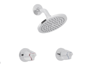 Trebol mezcladora ducha 2 llaves + cabeza