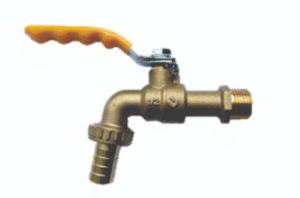 Valensa caño para jardin amarillo de 1/2"