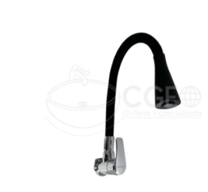 Valensa grifo para cocina salida pared negro mate pesado